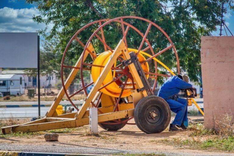 Spool transport trailer